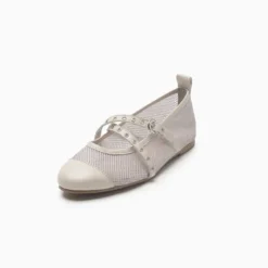 Balerinas a pie Blanco Blu