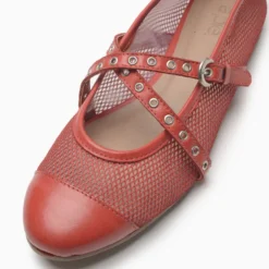 Balerinas a pie Rojo Blu