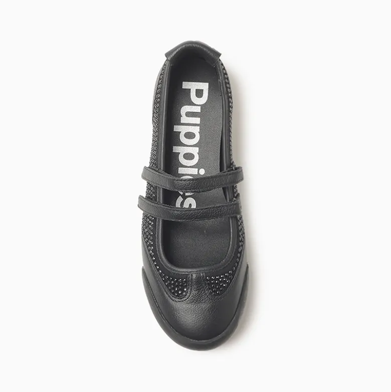 Balerinas Hush Puppies Negro Hally