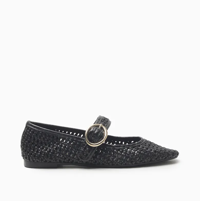 Balerinas Hush Puppies Negro Prati