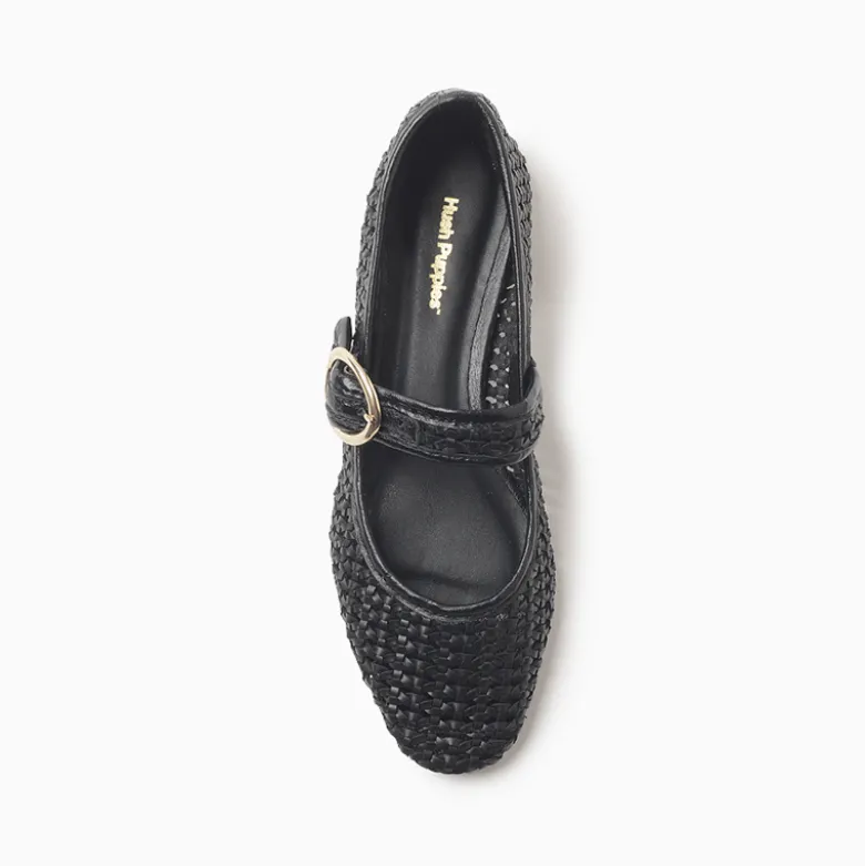 Balerinas Hush Puppies Negro Prati
