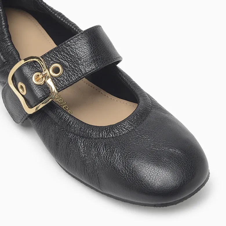 Balerinas Hush Puppies Negro Bres