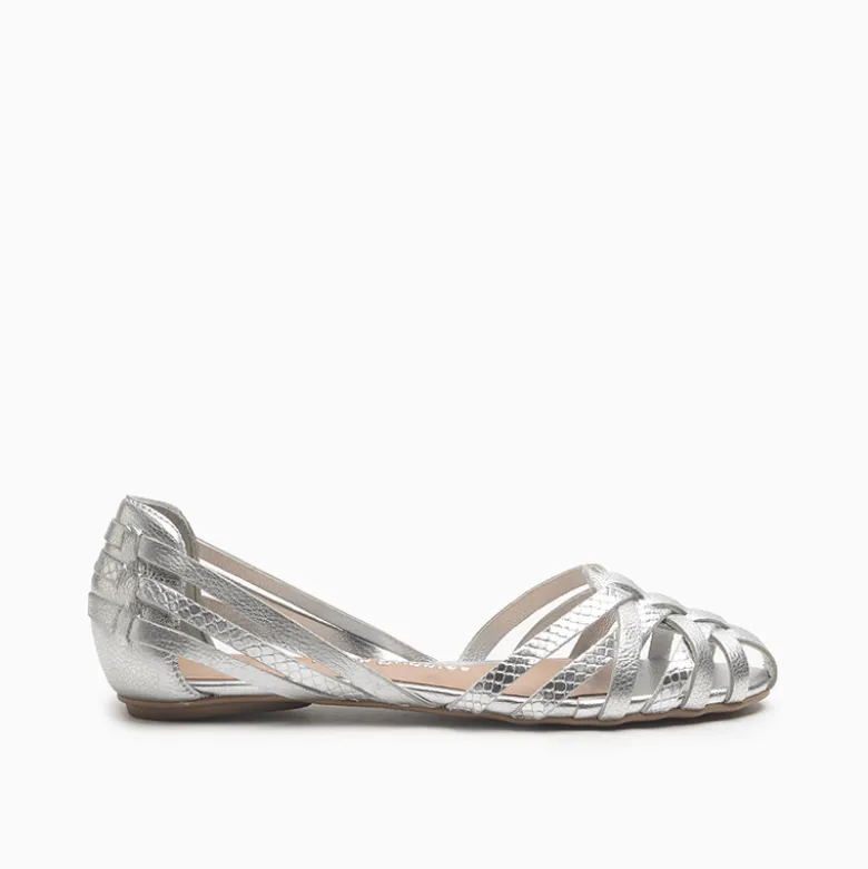 Balerinas Hush Puppies plateado Sarah