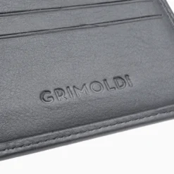 Billetera Grimoldi Negro 50239 Billetera cuero Matrero