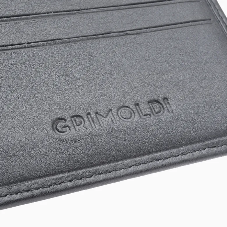 Billetera Grimoldi Negro 50239 Billetera cuero Matrero
