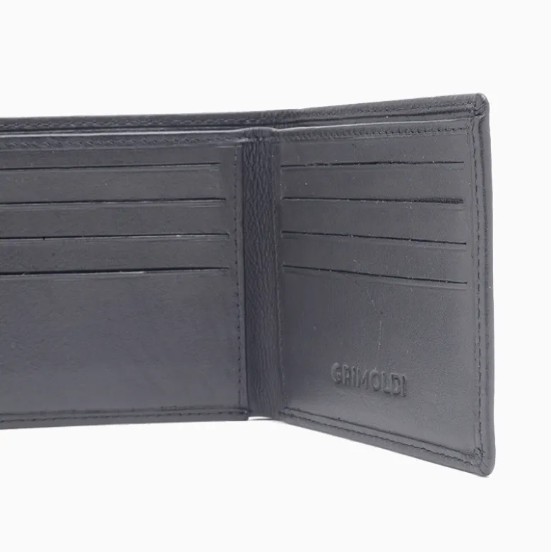 Billetera Grimoldi Negro 50239 Billetera cuero Matrero
