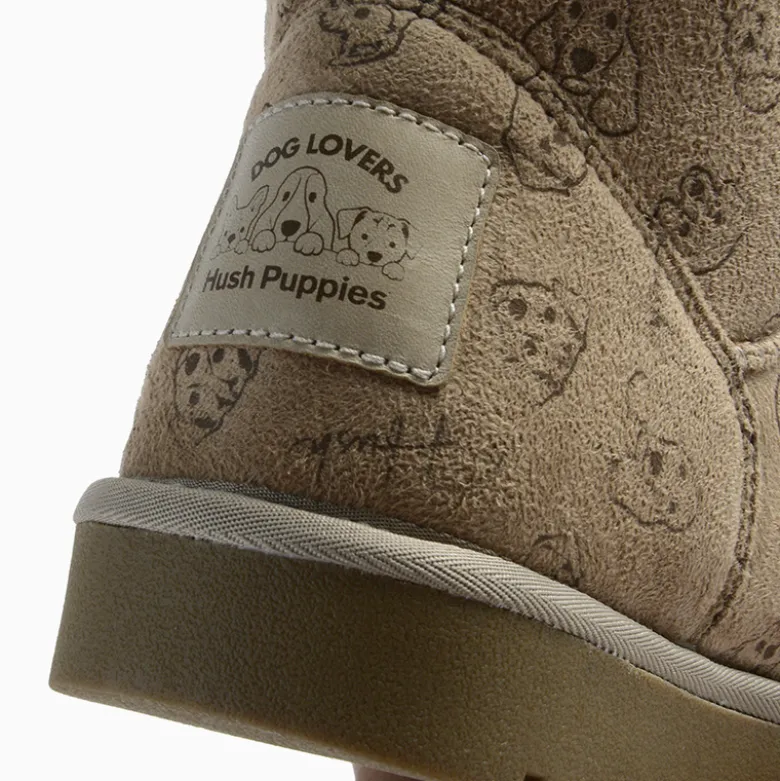 Botas Hush Puppies Beige Mini Puppy