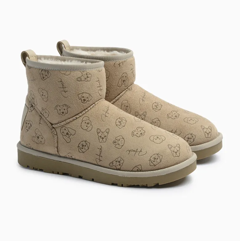 Botas Hush Puppies Beige Mini Puppy