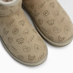 Botas Hush Puppies Beige Mini Puppy