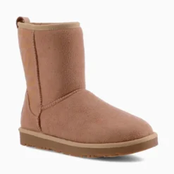 Botas Hush Puppies Beige Shorty big logo