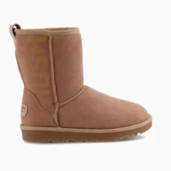 Botas Hush Puppies Beige Shorty big logo
