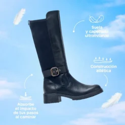 Botas Hush Puppies Negro Brickel