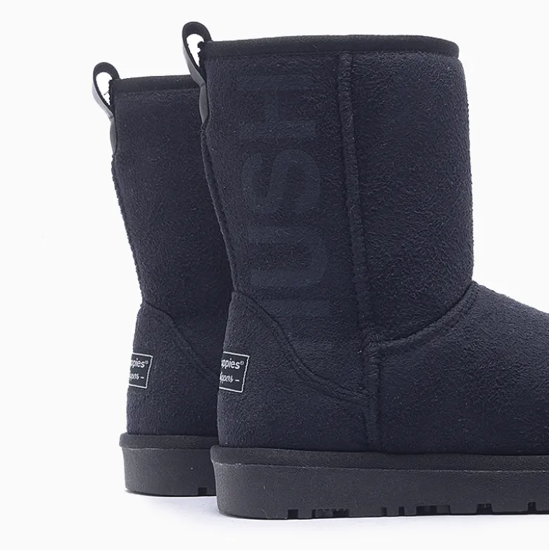 Botas Hush Puppies Negro Shorty big logo