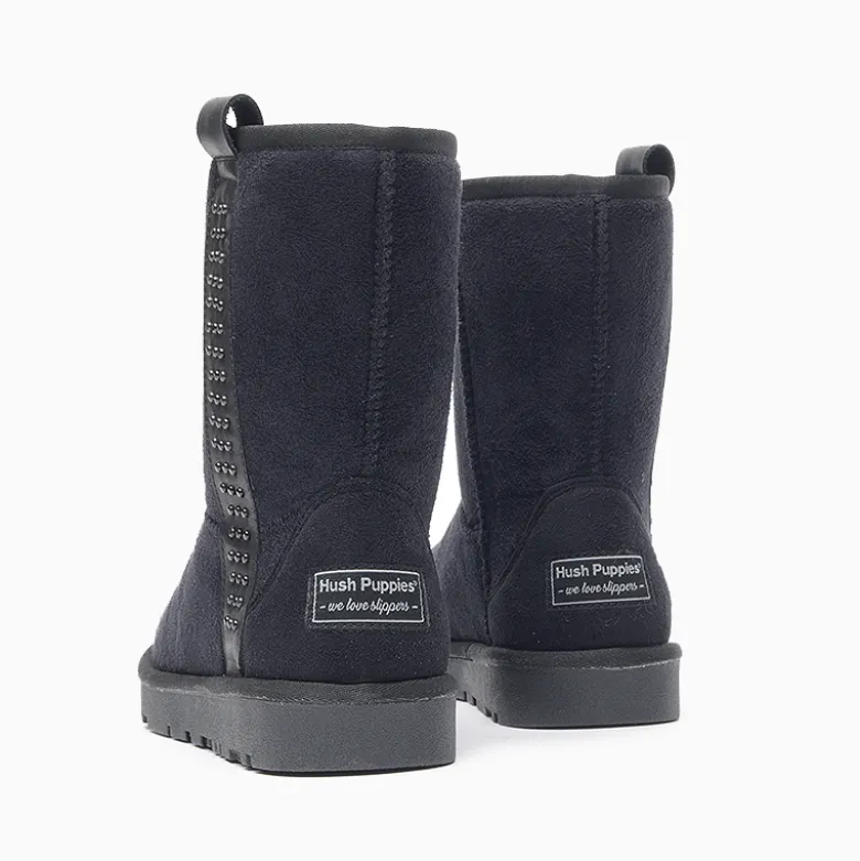 Botas Hush Puppies Negro Shorty Met