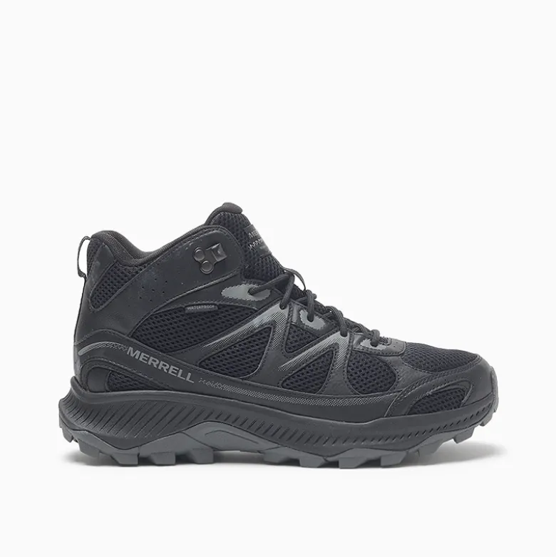 Botas Merrell Negro Tempo Exp Mid Wp M