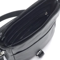 Cartera Hush Puppies Negro 2544 Cartero Angel