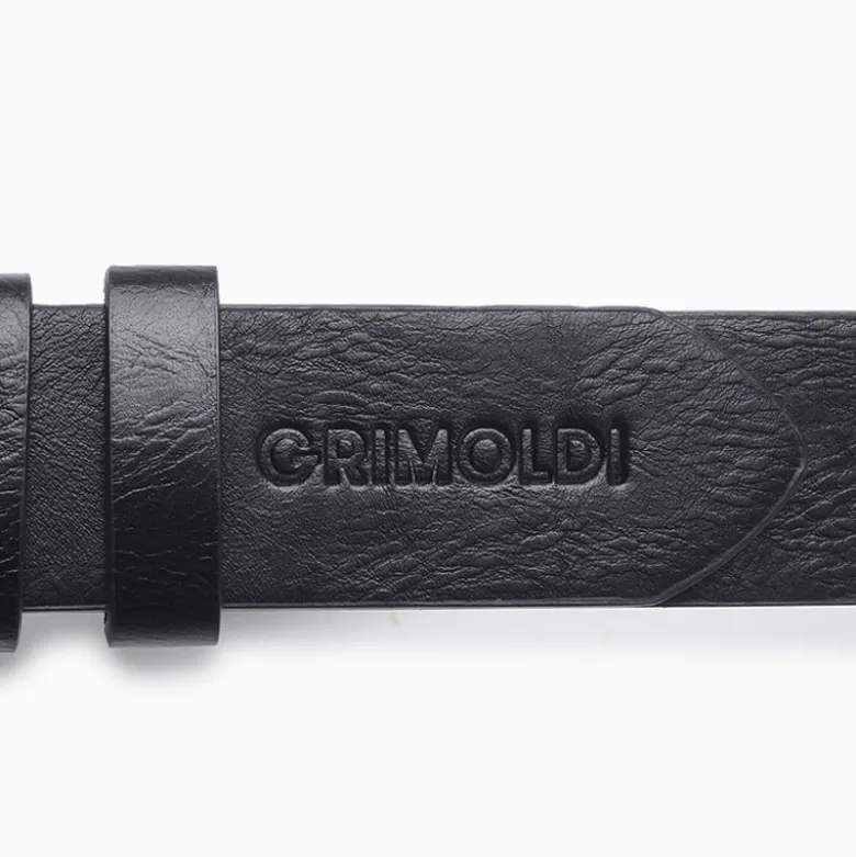 Cinturones Grimoldi Negro 19043 - Cinturon PU vestir
