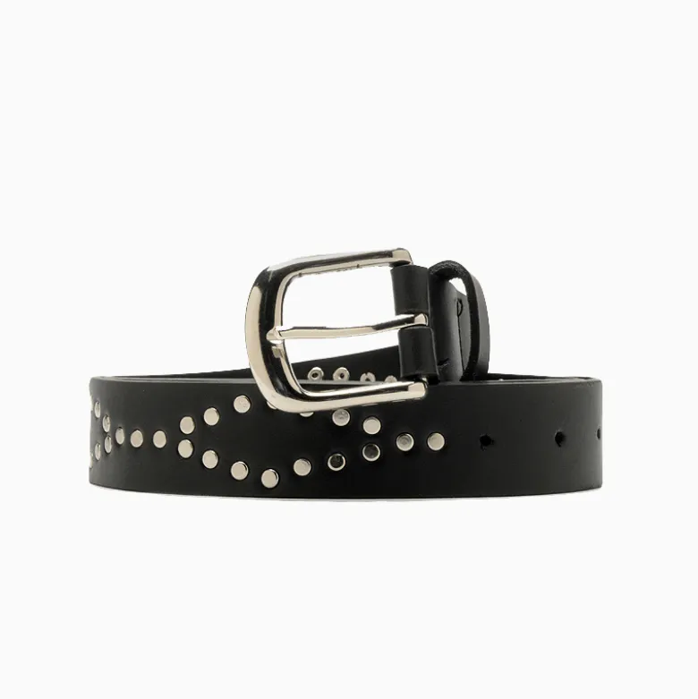 Cinturones Hush Puppies Negro Cinturon Studs HP