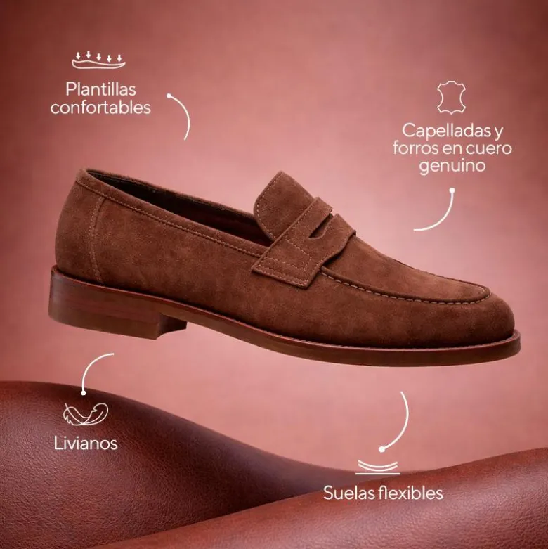 Mocasin Hush Puppies Marrón Smith