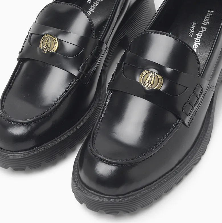 Mocasin Hush Puppies Negro Alexa Penny