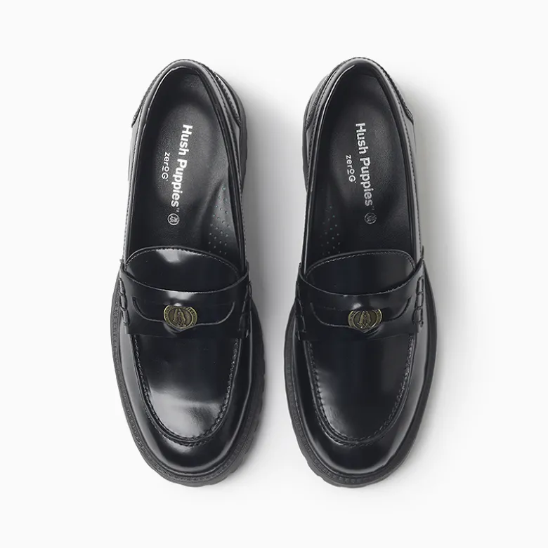 Mocasin Hush Puppies Negro Alexa Penny