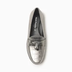Mocasin Hush Puppies plateado Ross