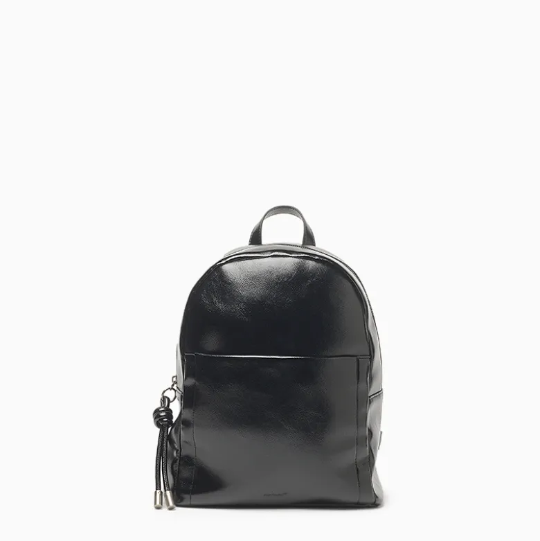 Mochilas Hush Puppies Negro Mochila Clavina
