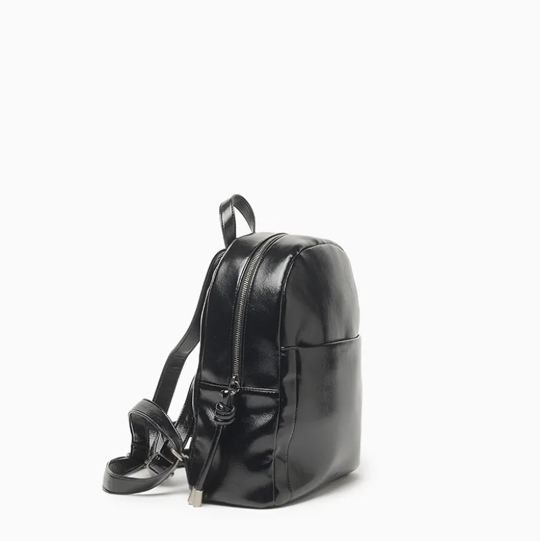 Mochilas Hush Puppies Negro Mochila Clavina