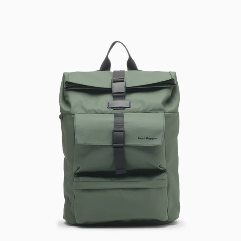 Mochilas Hush Puppies Verde Mochila Saras