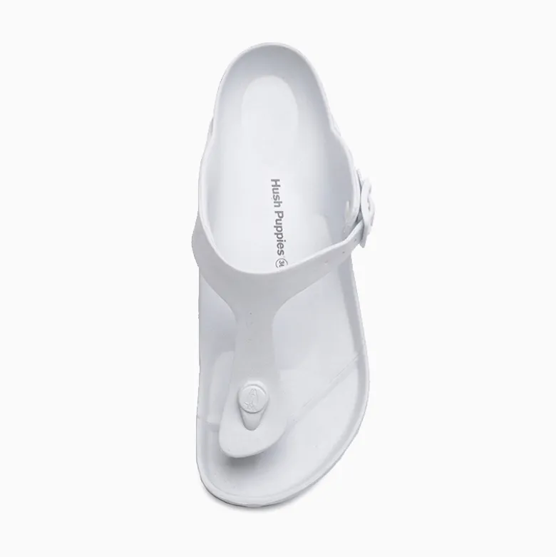 Ojota Hush Puppies Blanco Indy