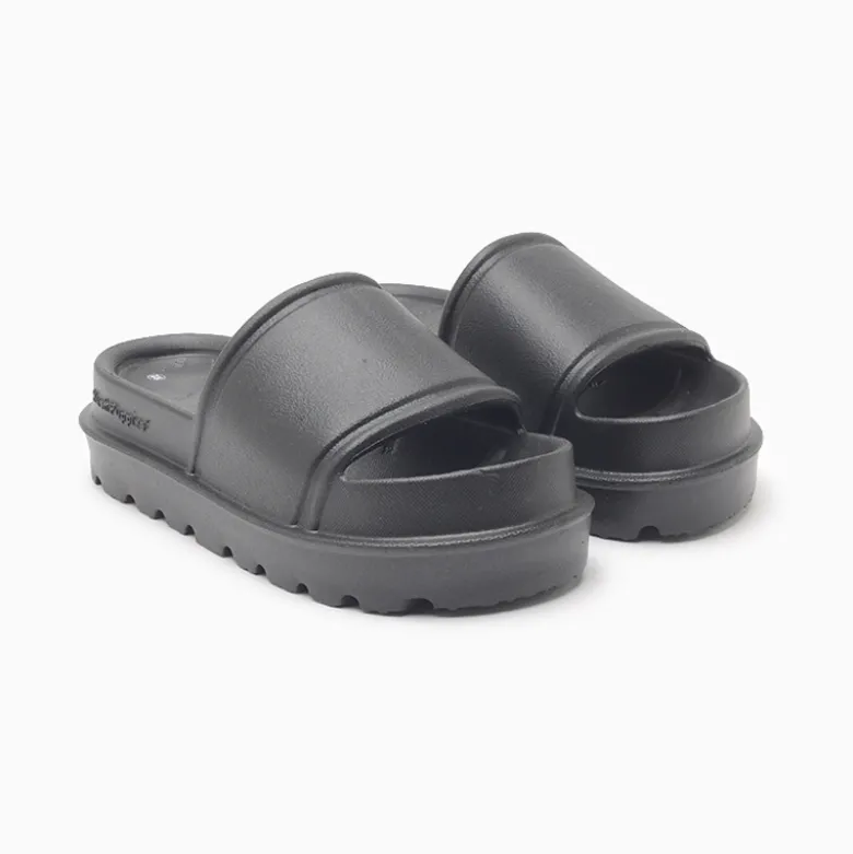 Ojota Hush Puppies Negro Candy Beach