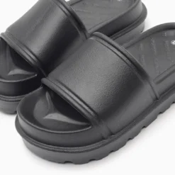 Ojota Hush Puppies Negro Candy Beach