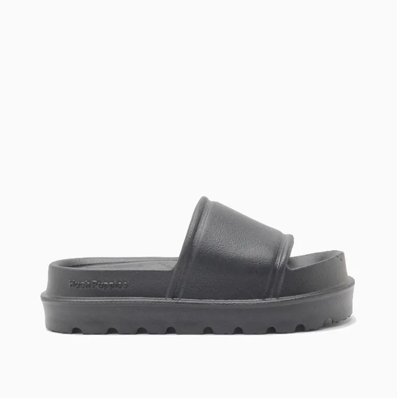 Ojota Hush Puppies Negro Candy Beach