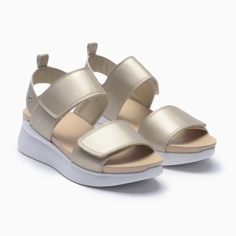 Plataformas Hush Puppies Dorado Tina