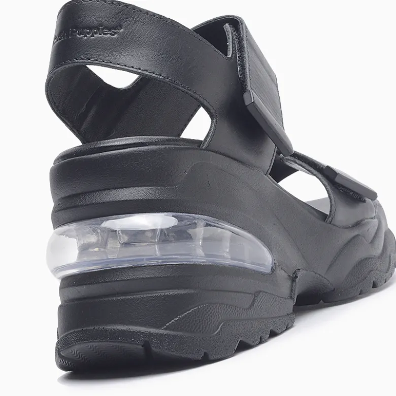 Plataformas Hush Puppies Negro Mico