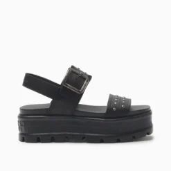 Plataformas Hush Puppies Negro Mandy Bis
