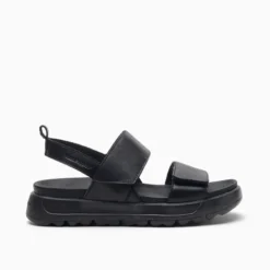 Plataformas Hush Puppies Negro Rino