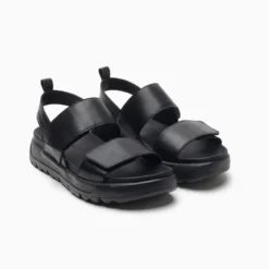 Plataformas Hush Puppies Negro Rino