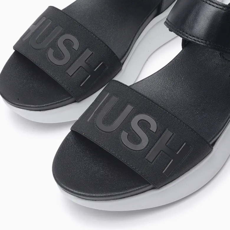 Plataformas Hush Puppies Negro Selvi II