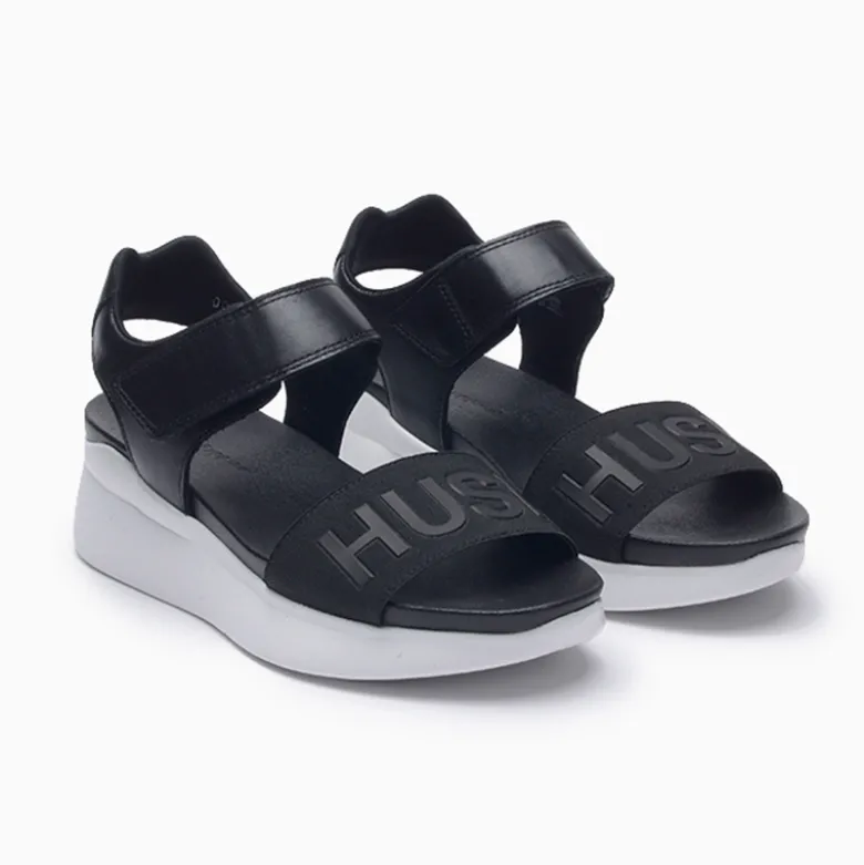 Plataformas Hush Puppies Negro Selvi II