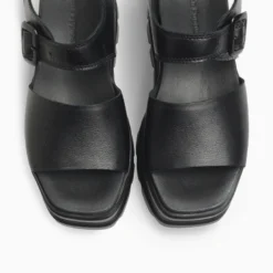Plataformas Hush Puppies Negro Mary