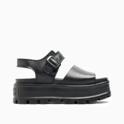 Plataformas Hush Puppies Negro Mary