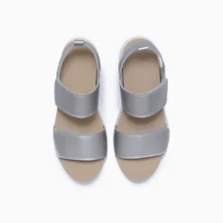 Plataformas Hush Puppies plateado Tina