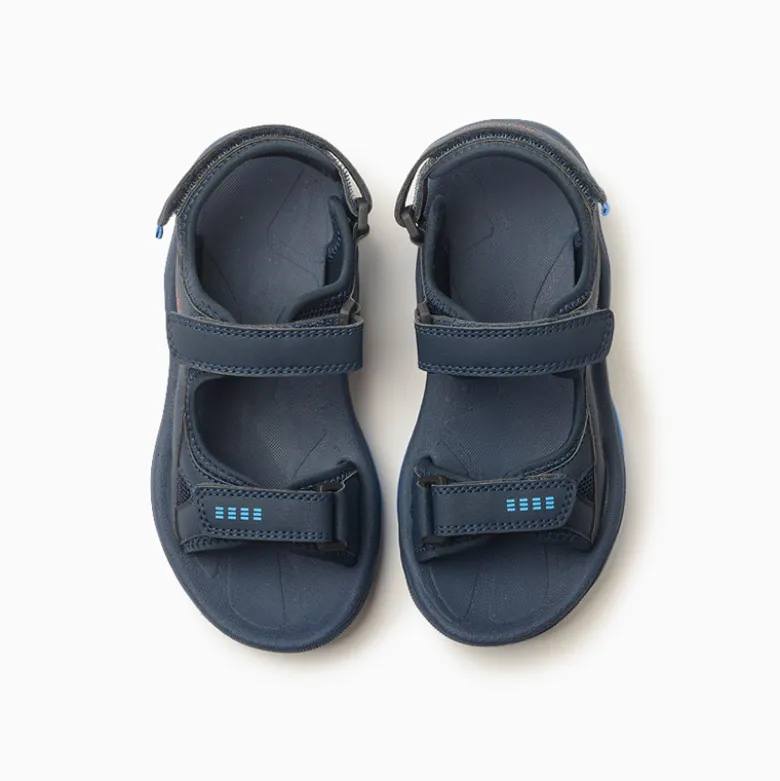 Sandalias Hush Puppies Azul Teté