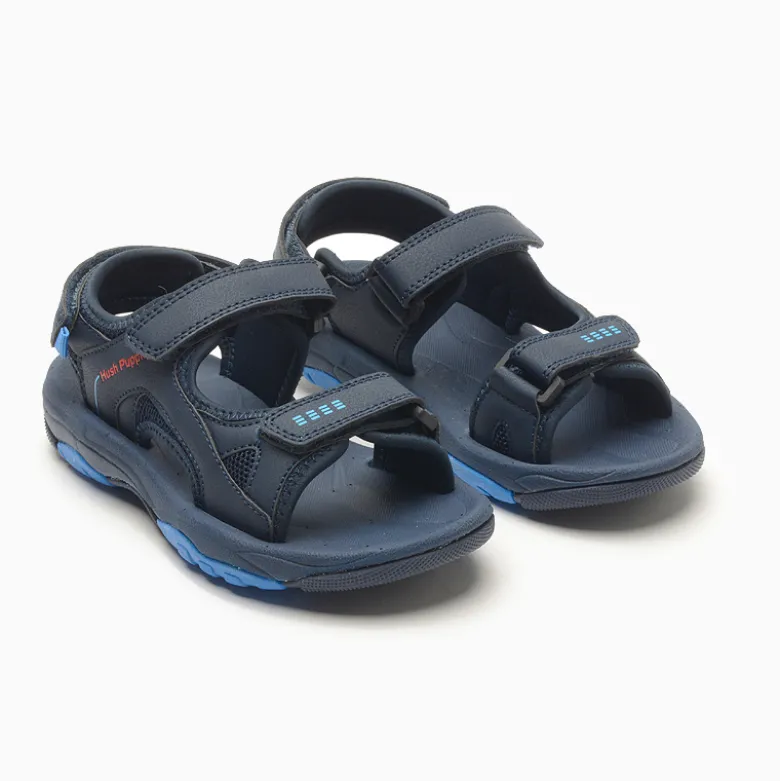 Sandalias Hush Puppies Azul Teté