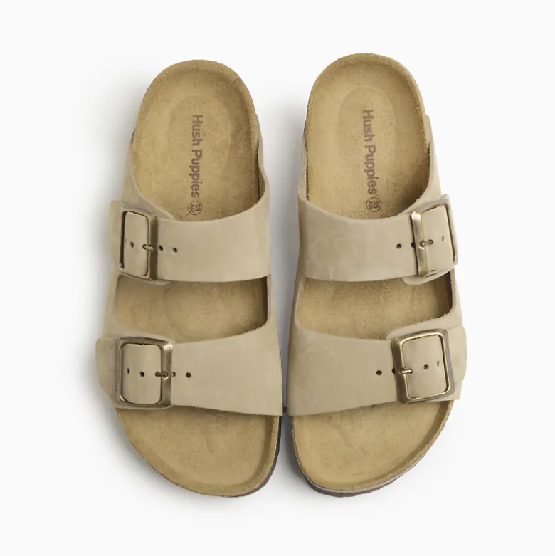 Sandalias Hush Puppies Beige Class II