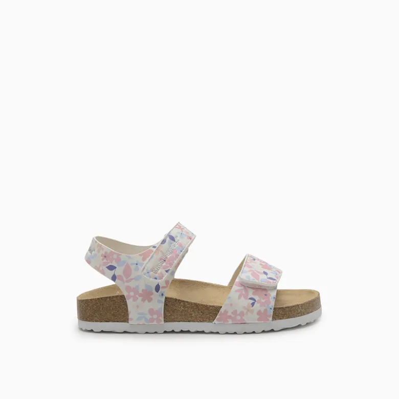 Sandalias Hush Puppies Blanco con Rosa Kindy