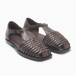 Sandalias Hush Puppies Marrón Mechi