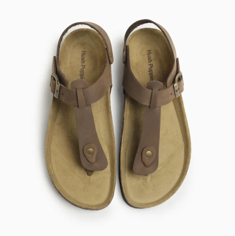 Sandalias Hush Puppies Marrón Kimmy