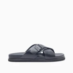Sandalias Hush Puppies Negro Sunset buckle